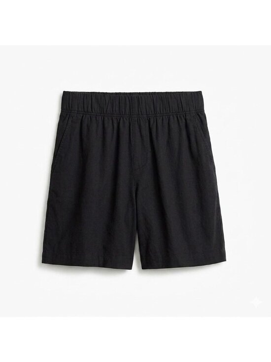 GAP Pants - Gap Linen Blend Pull On Shorts Black XS 5" Inseam Minimalist Preppy Coastal